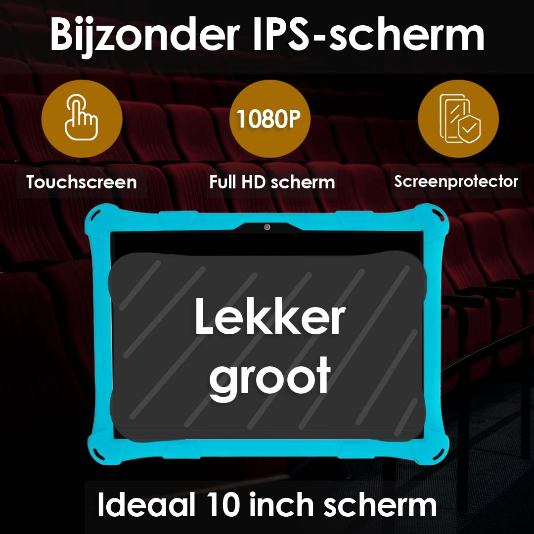 AngelTech OnderwegPakket XL - Kindertablet + Tablethouder
