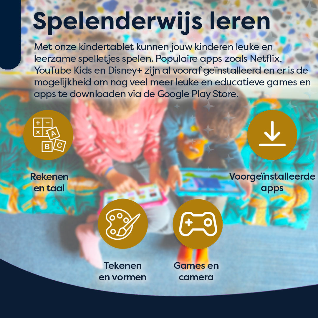 AngelTech Kinderpaket PRO II – Kindertablet + Kinderkopfhörer