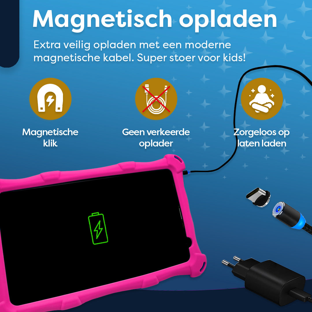 AngelTech Kinderpakket PRO MAX - Kindertablet + Kinderkoptelefoon