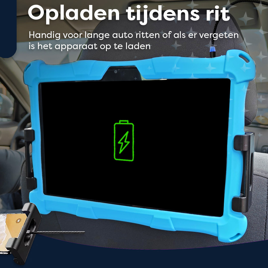 AngelTech OnderwegPakket XL PRO II - Kindertablet + Tablethouder
