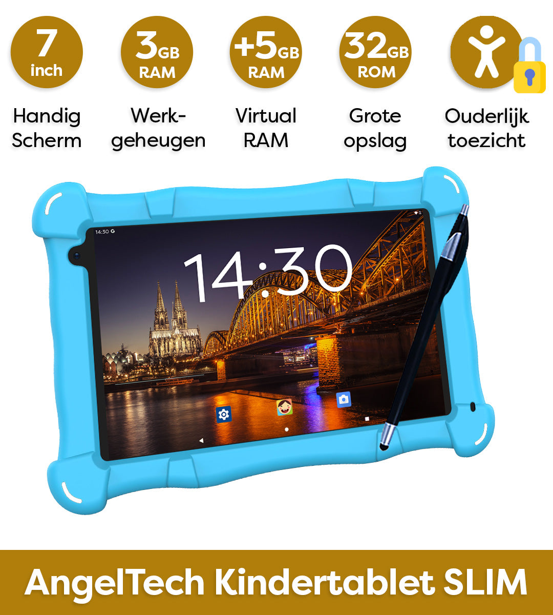 AngelTech Kindertablet SLIM