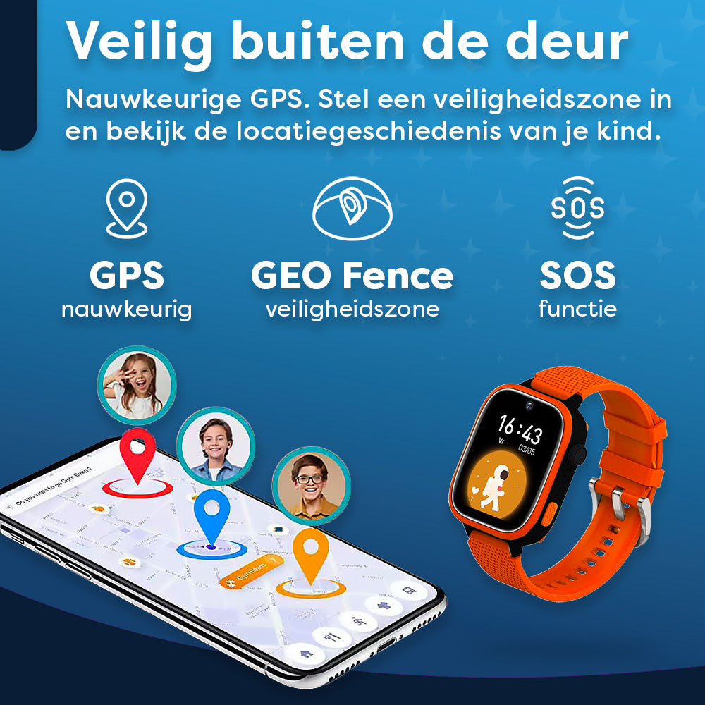 AngelTech Kinder SmartWatch Ultra Oranje