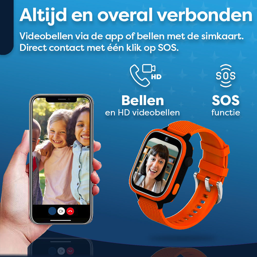 AngelTech Kinder SmartWatch Ultra Oranje