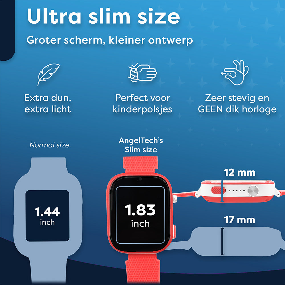 AngelTech Kinder SmartWatch Ultra Roze