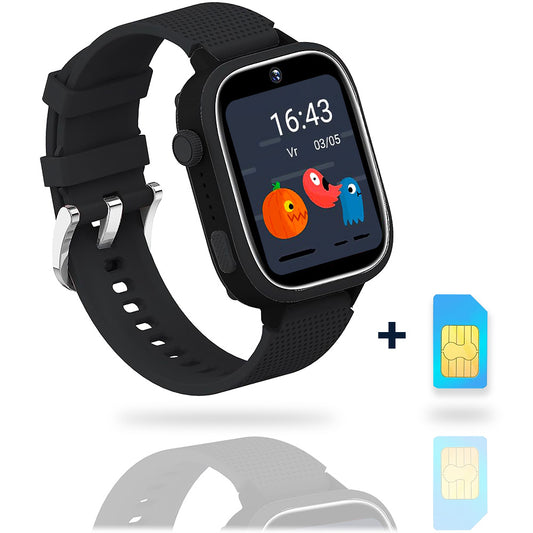 AngelTech Kinder SmartWatch Ultra Zwart