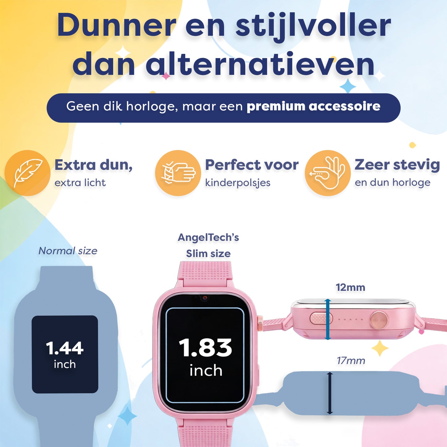 AngelTech Kinder-Smartwatch Ultra – Rosa