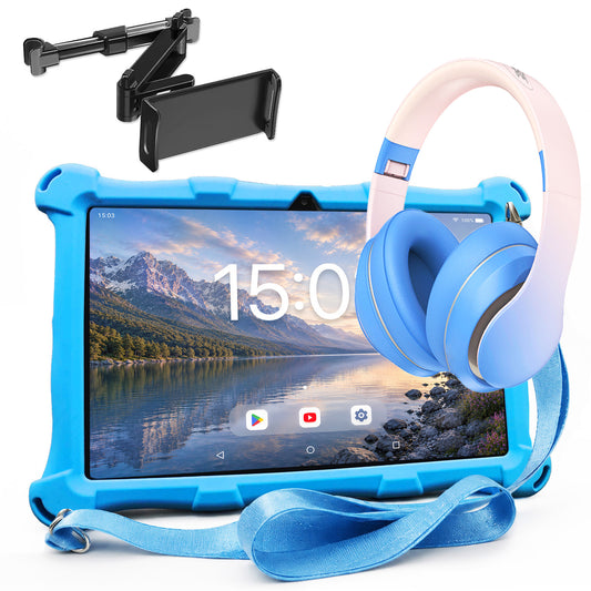 AngelTech OnderwegPakket XL - Kindertablet + Tablethouder