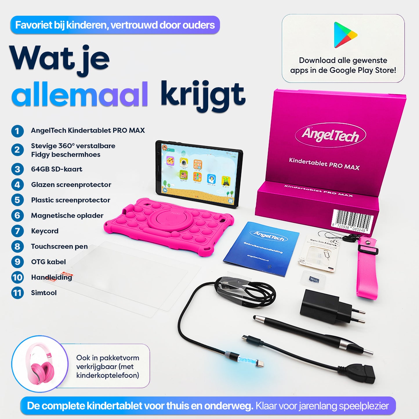 AngelTech Kindertablet PRO MAX