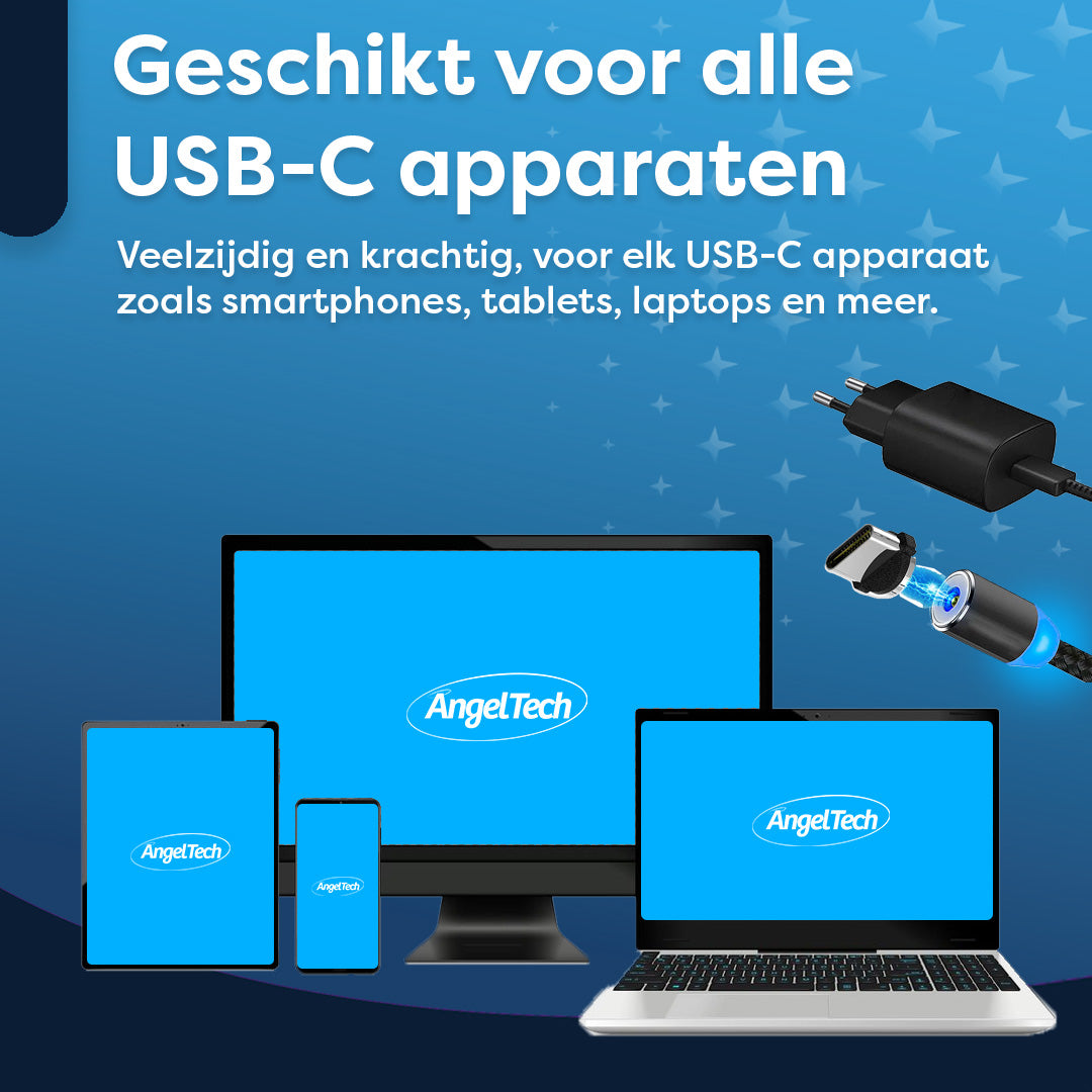 AngelTech Magnetische Oplader USB-C