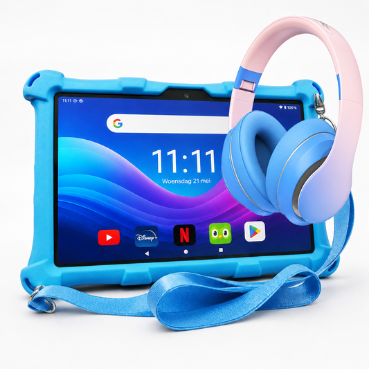 AngelTech Kinderpaket PRO II – Kindertablet + Kinderkopfhörer

