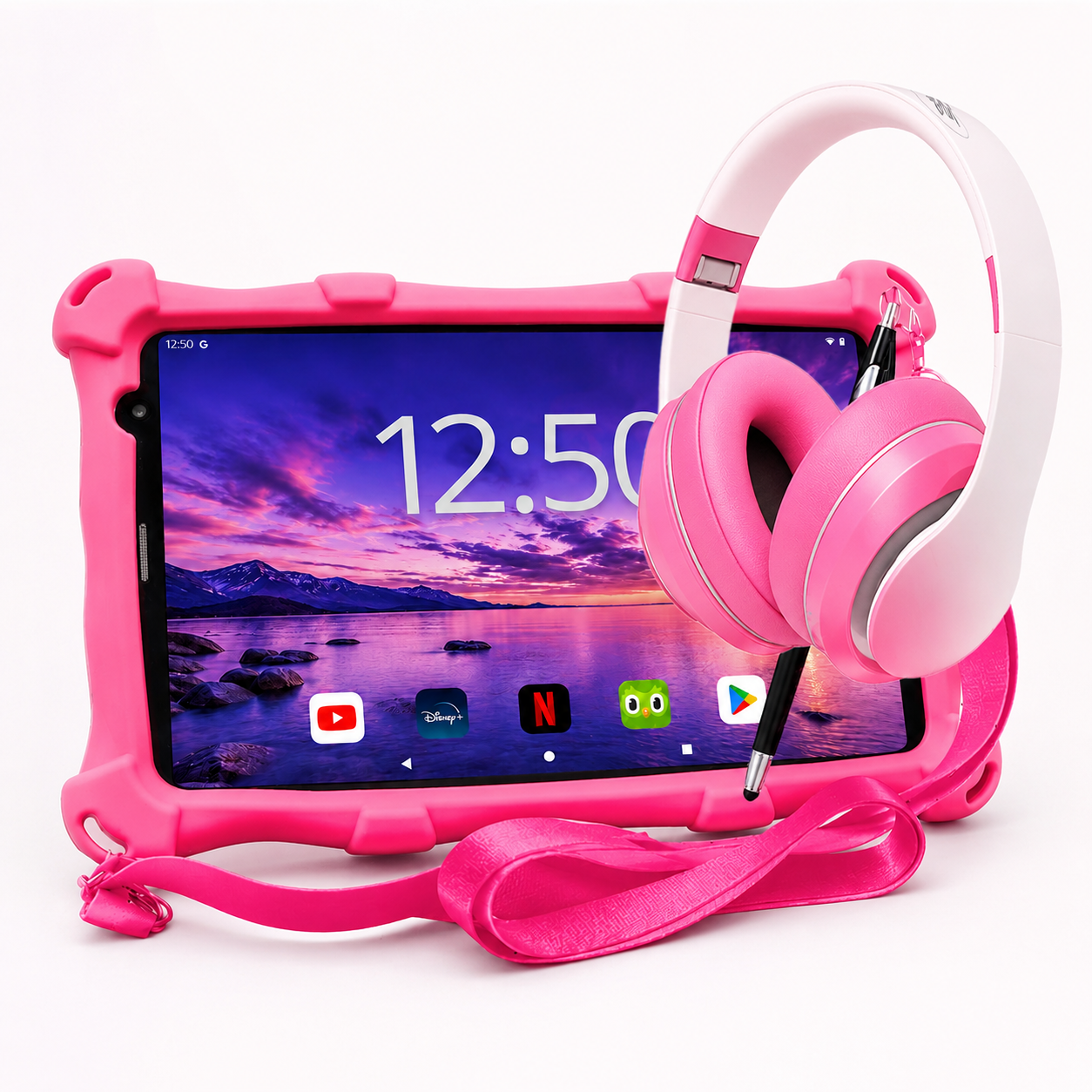AngelTech Kinderpakket PRO MAX - Kindertablet + Kinderkoptelefoon